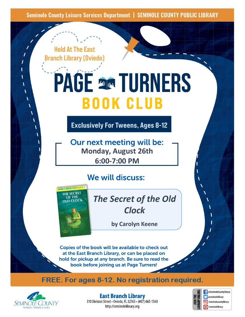 Page Turners - Nancy Drew - The Secret of the Old Clock