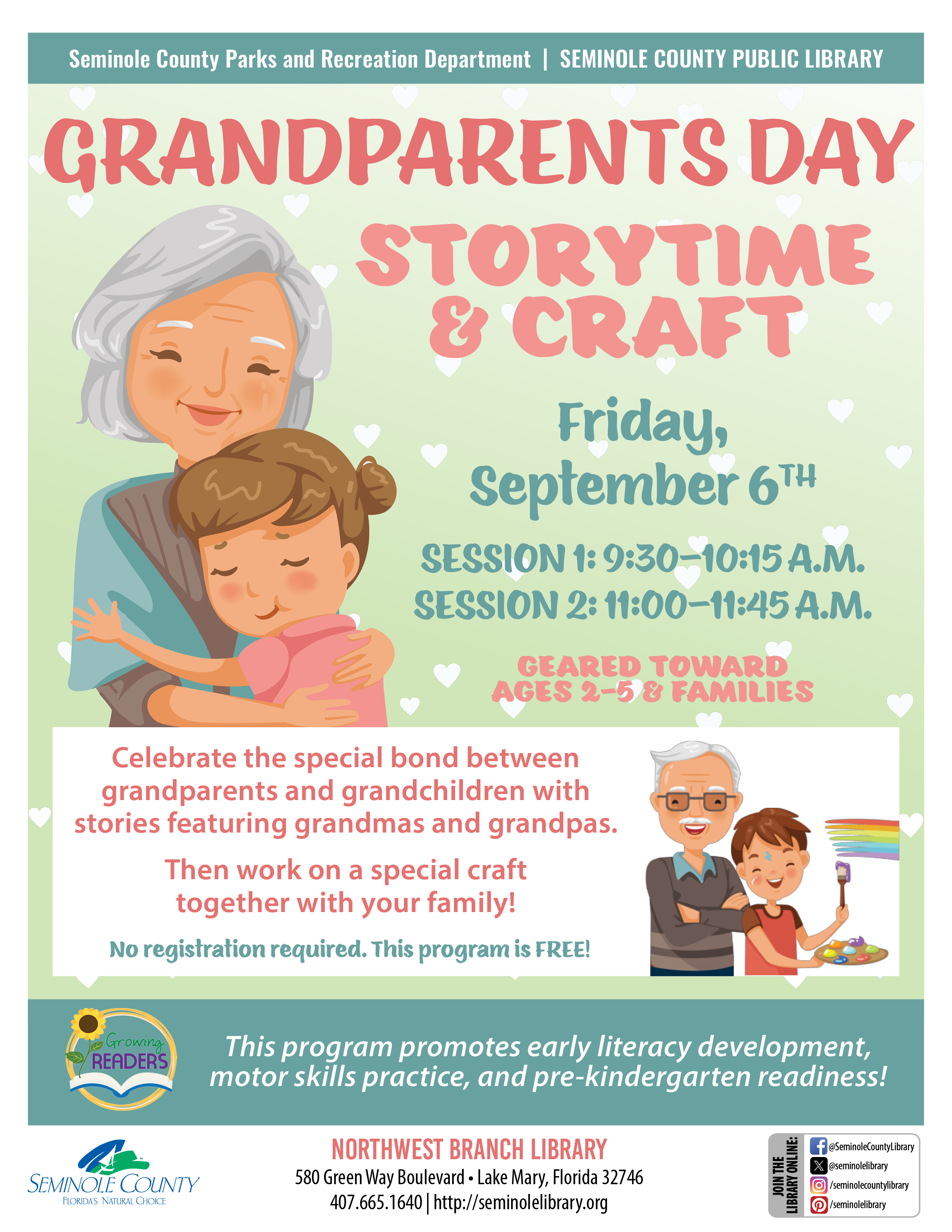 Grandparents Day Storytime and Craft