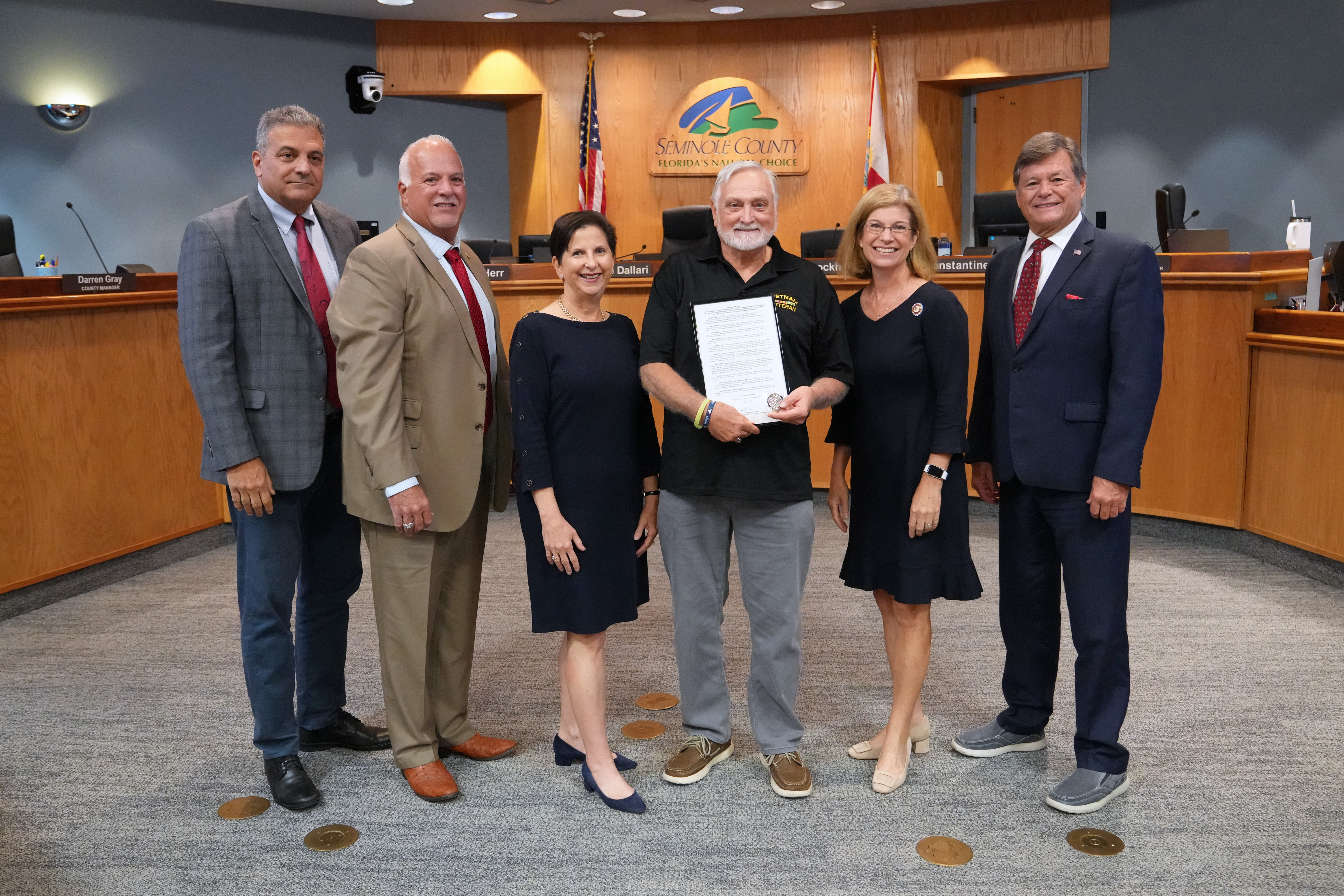 Proclamation proclaiming Specialist Dennis Woodcum, United States Army as Seminole County's October Veteran of the Month. (Specialist Dennis Woodcum, United States Army)