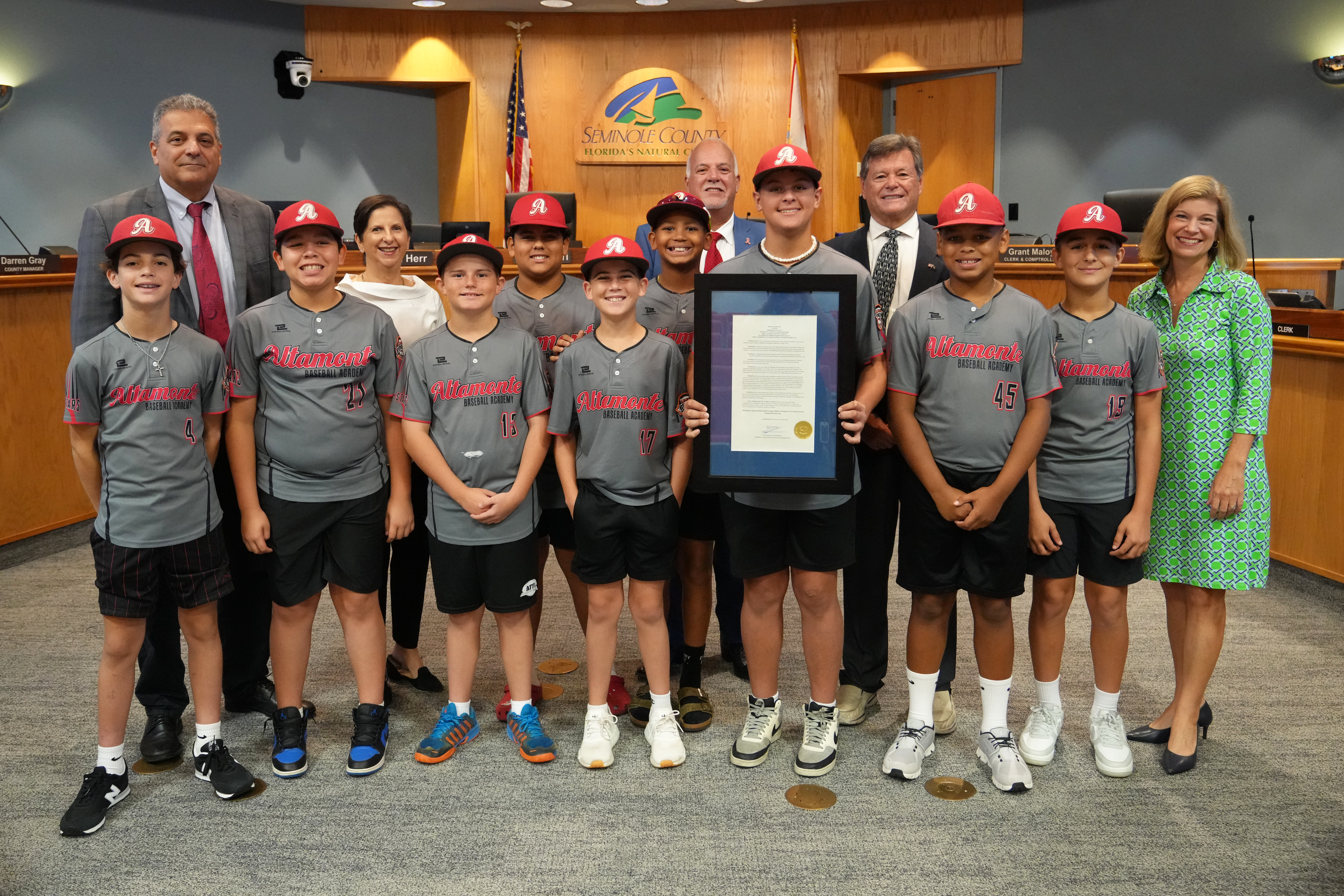  Proclaiming August 12, 2024 as Altamonte Springs Babe Ruth League Cal Ripken 11U World Series Championship Day in Seminole County, FL 