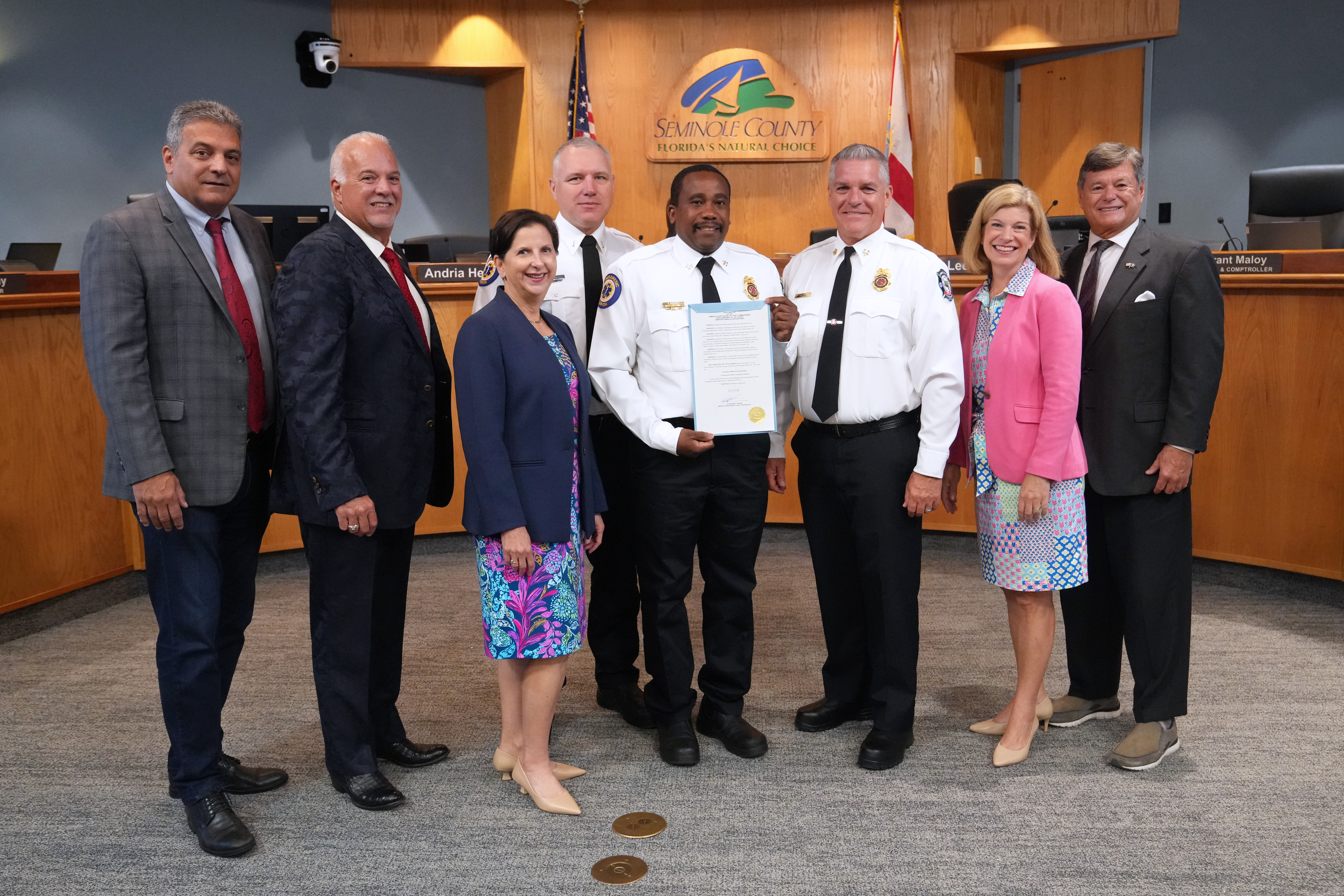 Proclaiming May 19 - 25, 2024 as Emergency Medical Services Week in Seminole County, FL. (Greg Harlow, Assistant Chief) 