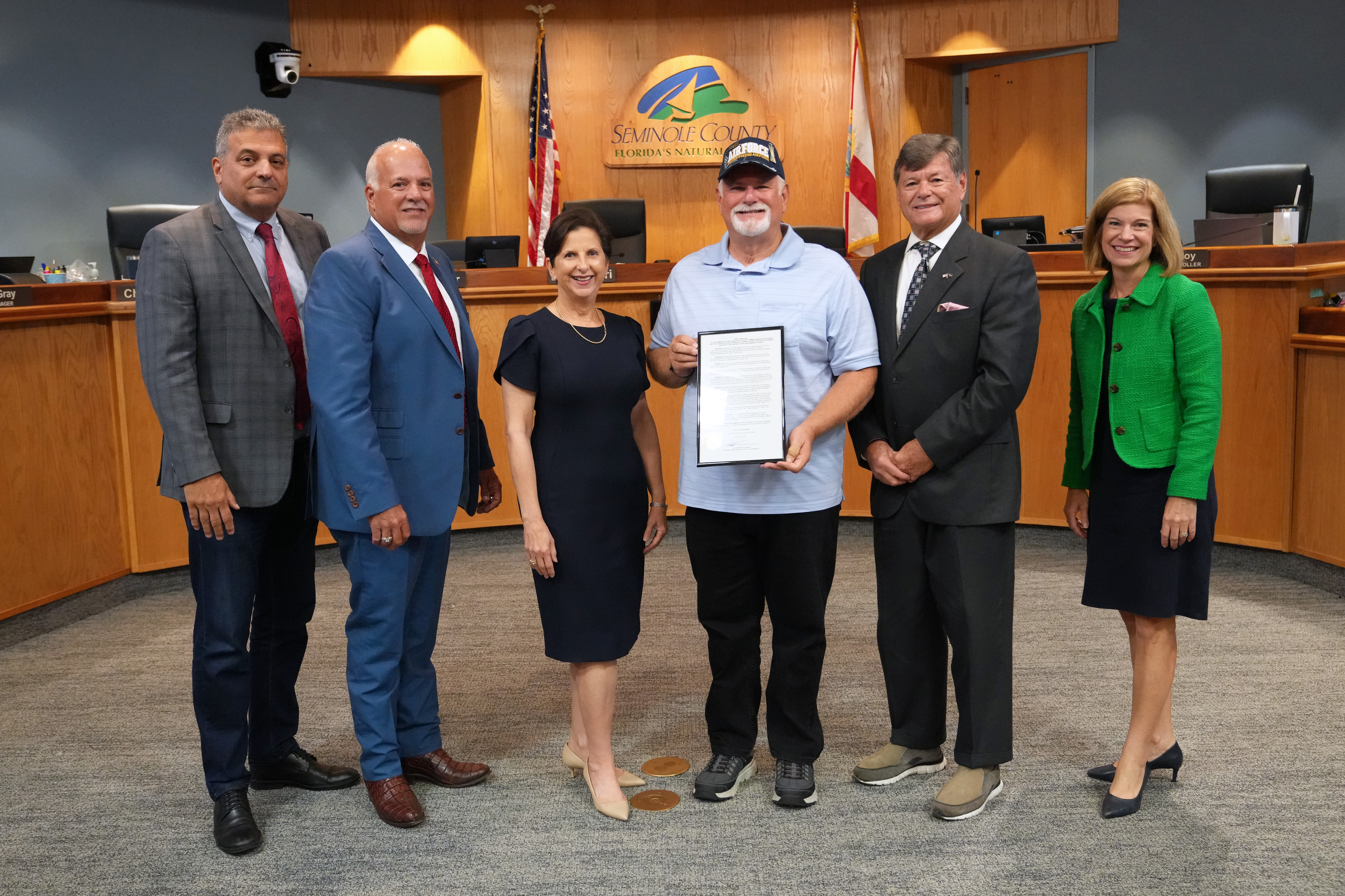 Proclamation - Proclaiming Sergeant Laurence Kayne, United States Air Force as Seminole County's July Veteran of the Month. (Sergeant Laurence Kayne, United States Air Force) 