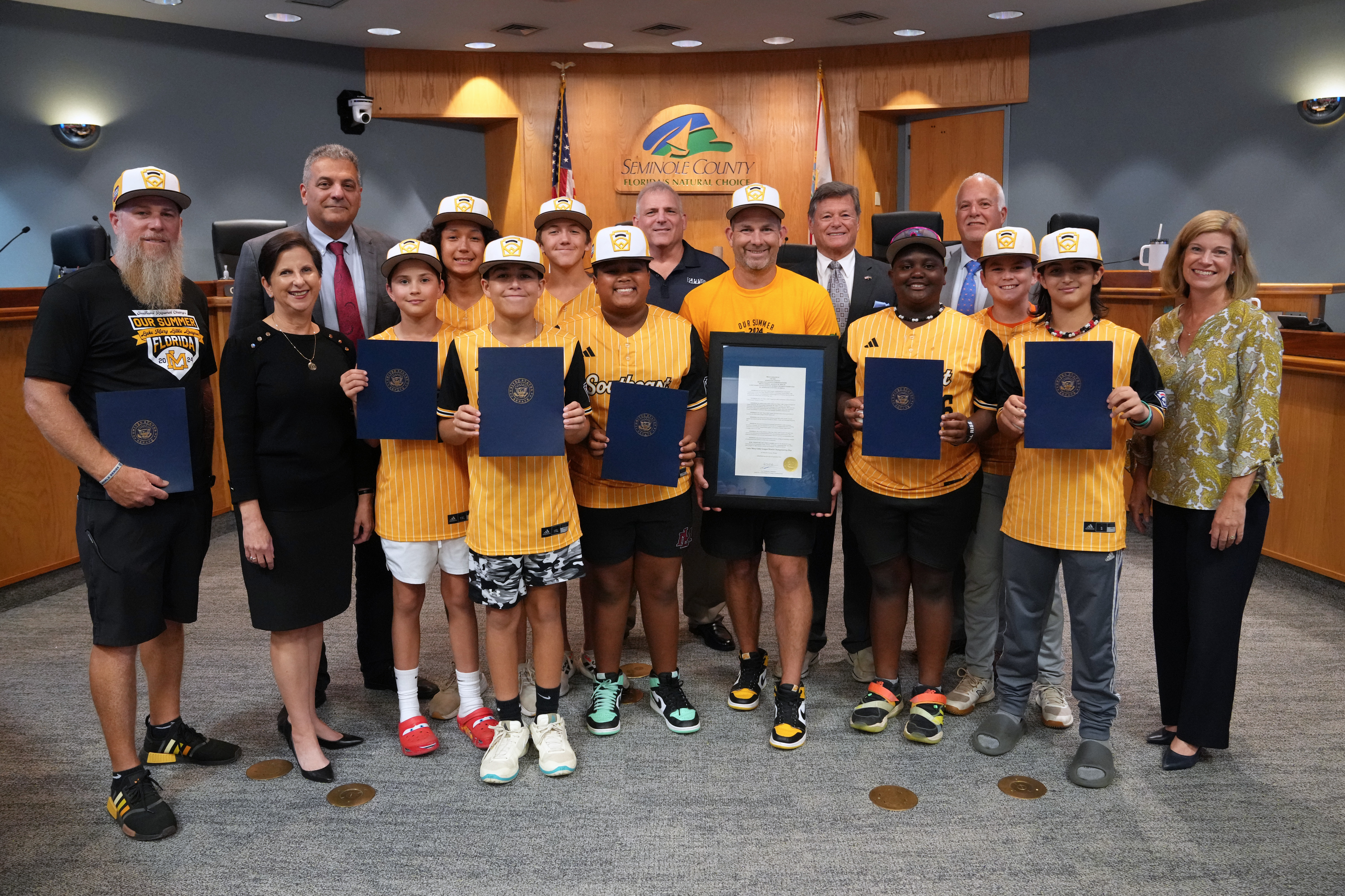 Proclamation proclaiming August 25, 2024 as Lake Mary Little  League World Championship Day in Seminole County, Florida.