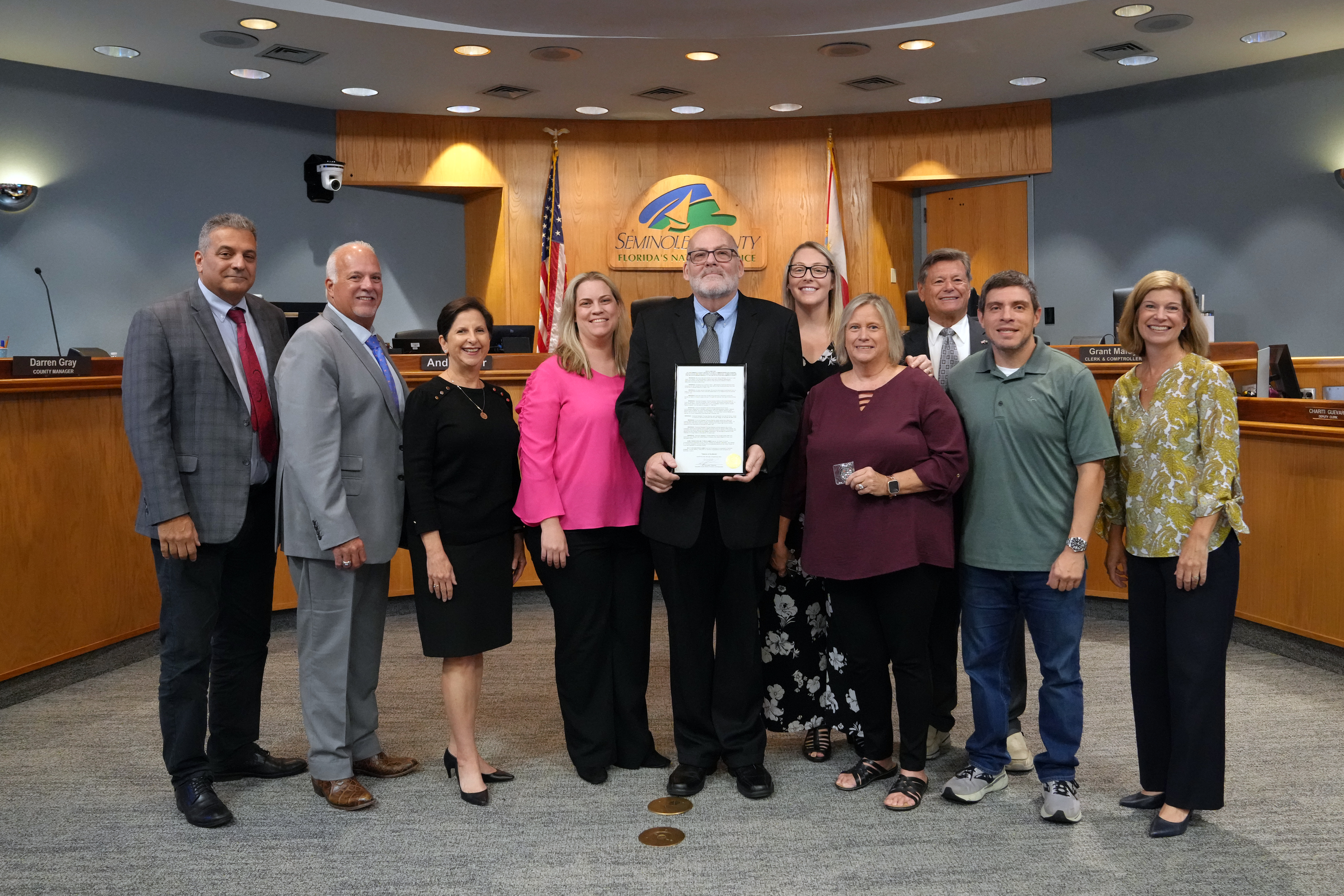 Proclamation proclaiming Technical Sergeant Thomas Sterling, United States Air Force as Seminole County's September Veteran of the Month. (Technician Sergeant Thomas Sterling, United States Air Force)