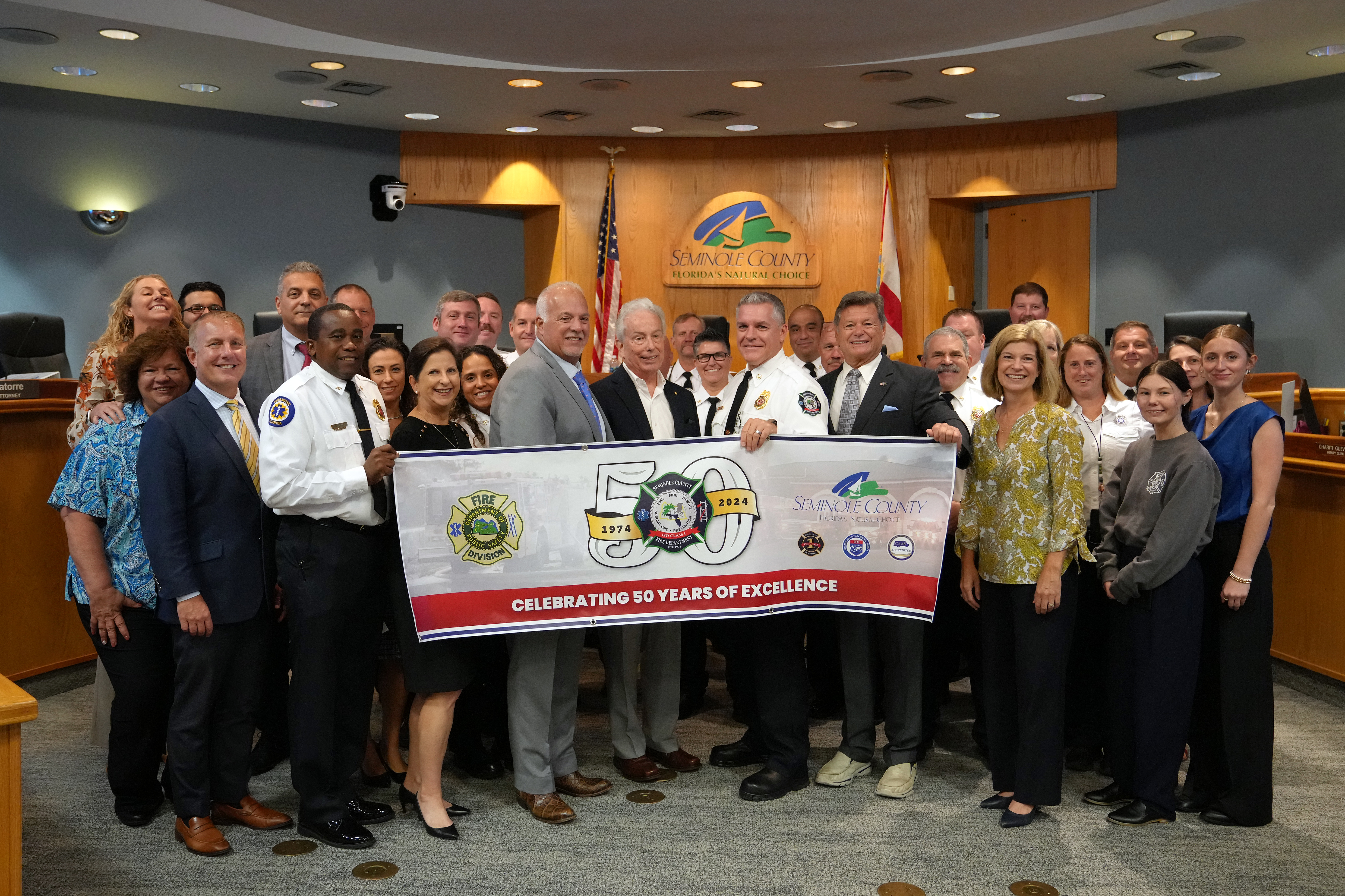 Resolution — Recognizing the 50th Anniversary of the Seminole County Fire Department Gallery Image